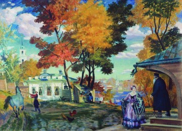  Boris Malerei - Herbst 1924 Boris Michailowitsch Kustodiew